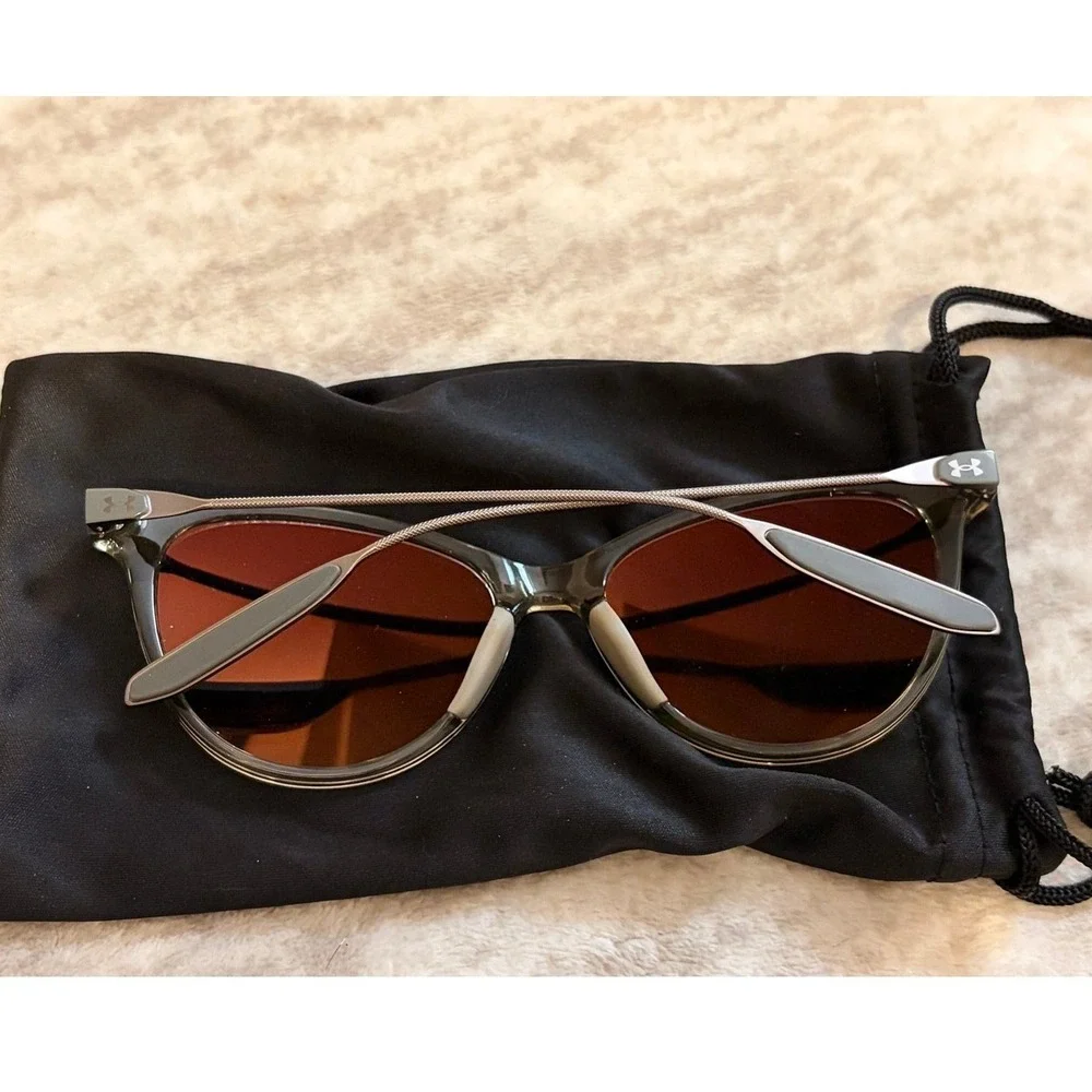 Under Armour Women's Sunglasses Crystal Smoke UA Expanse BS990 New 54-15-140